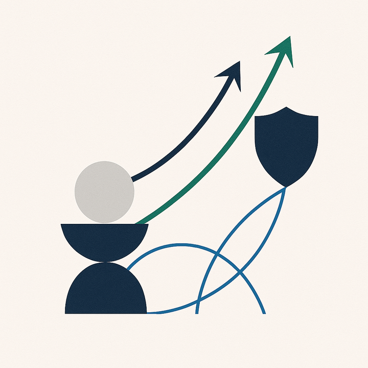Financial professionals analyzing tax-efficient investment strategies with digital graphs and tax forms.