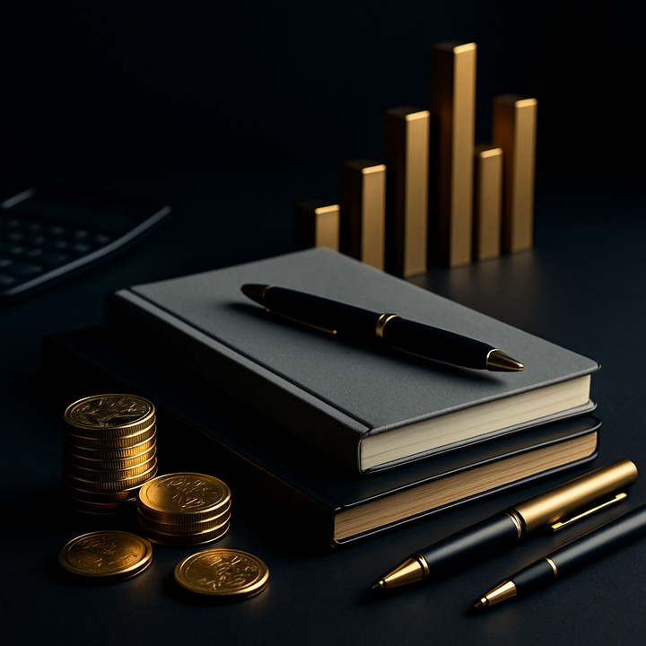 Professionals reviewing financial plans in a modern office setting with digital tools